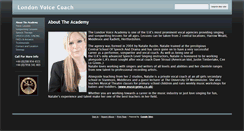 Desktop Screenshot of londonvoicecoach.com