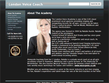 Tablet Screenshot of londonvoicecoach.com